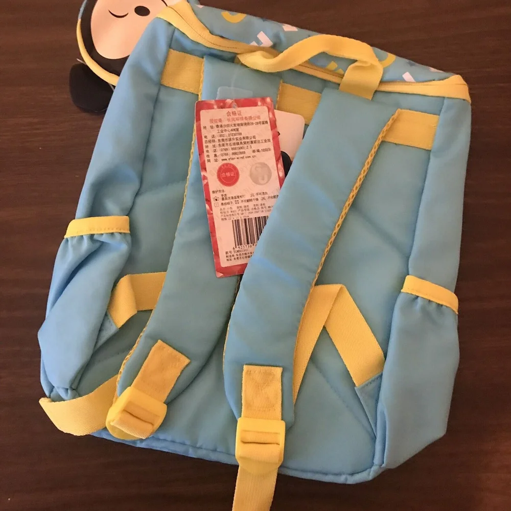 Disney Mickey Mouse Kids Small Light Blue Backpack New